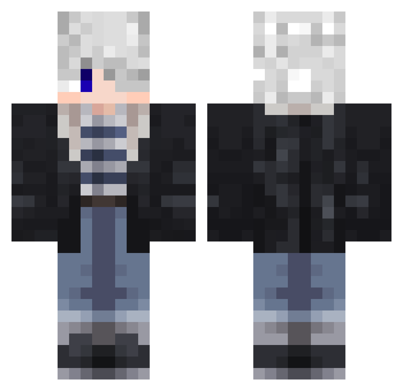 steam11919 Minecraft skin, front and back view