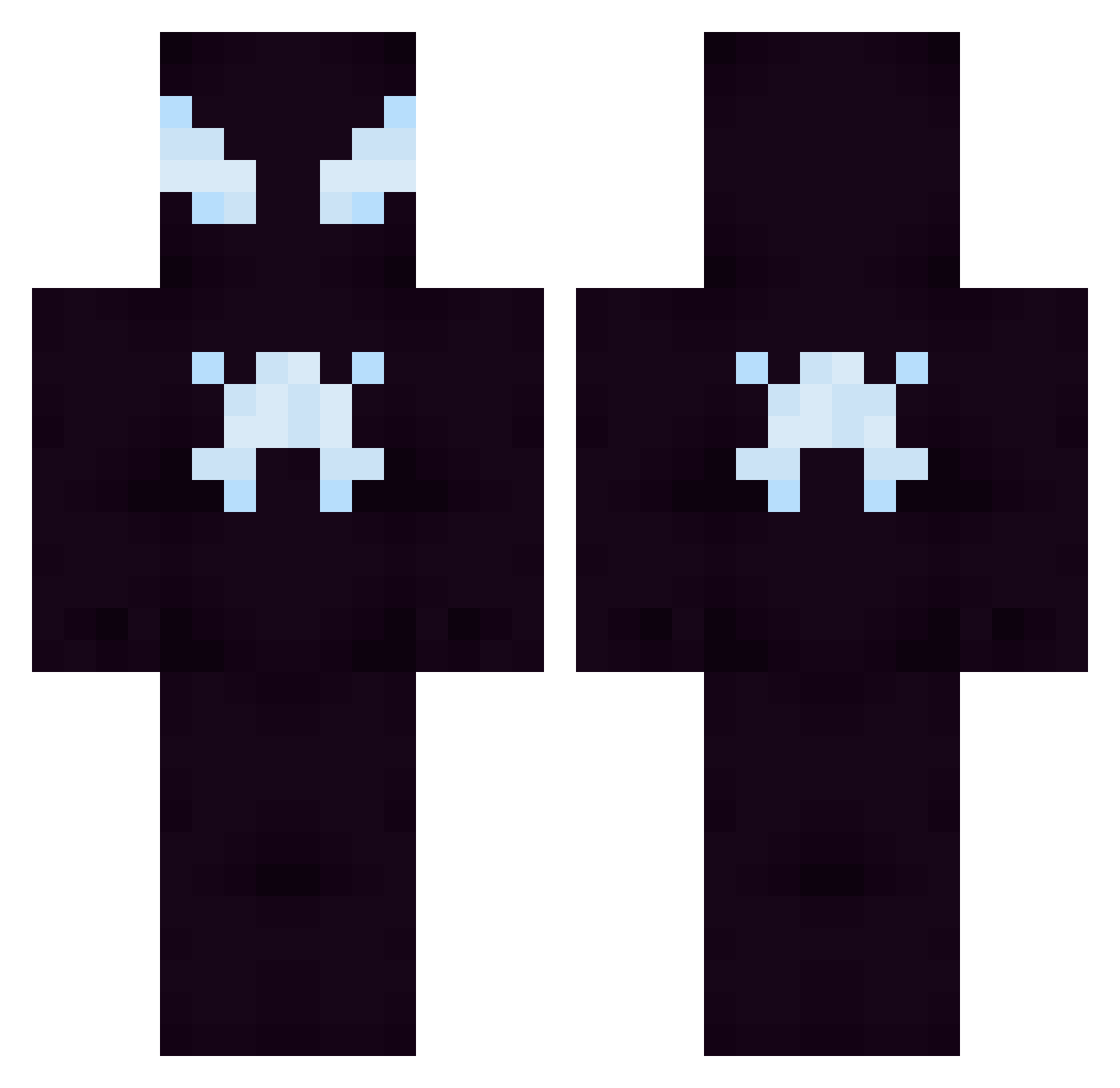 CPT_TORL4K Minecraft skin, front and back view