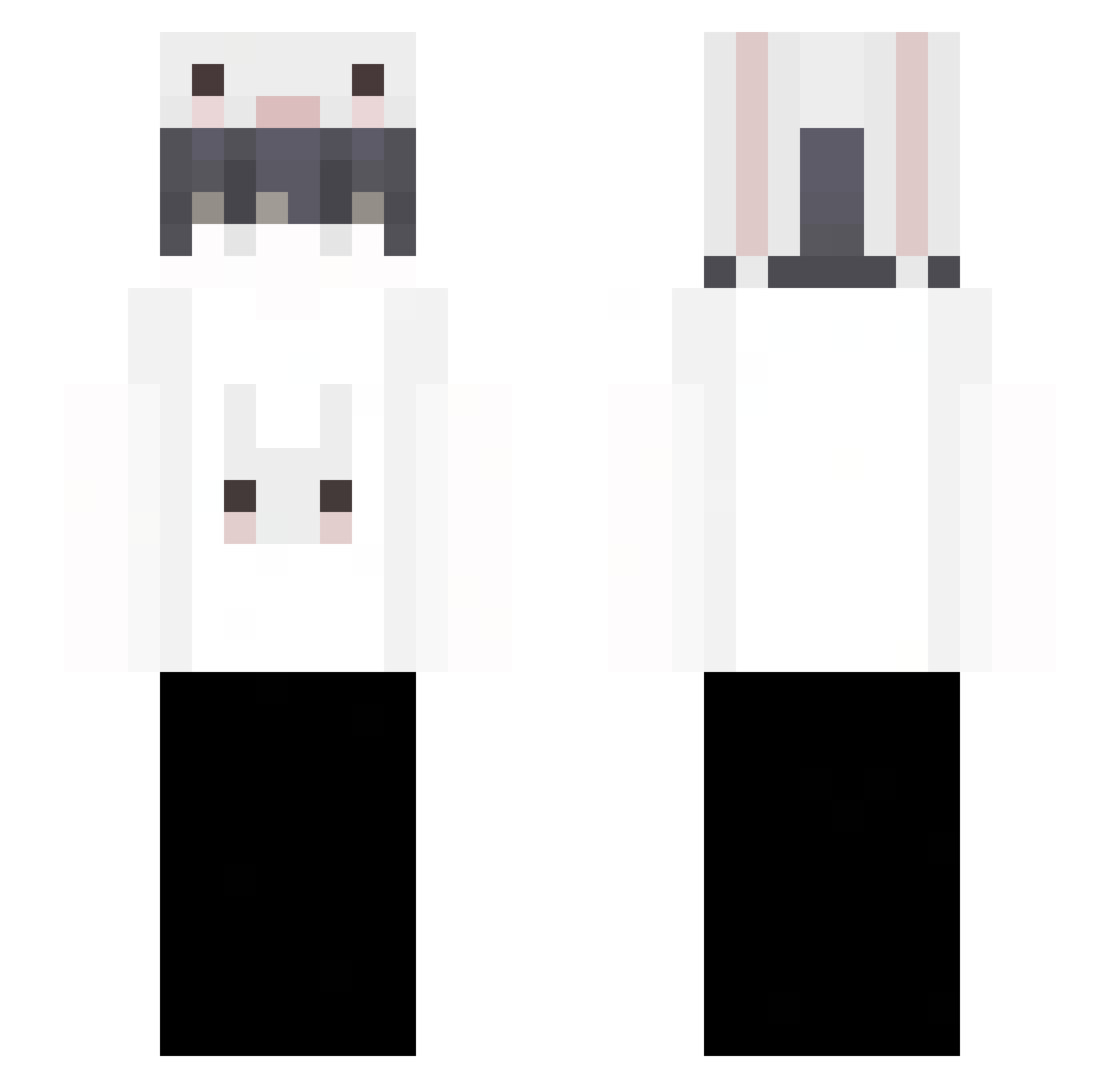 lnnerlich Minecraft skin, front and back view