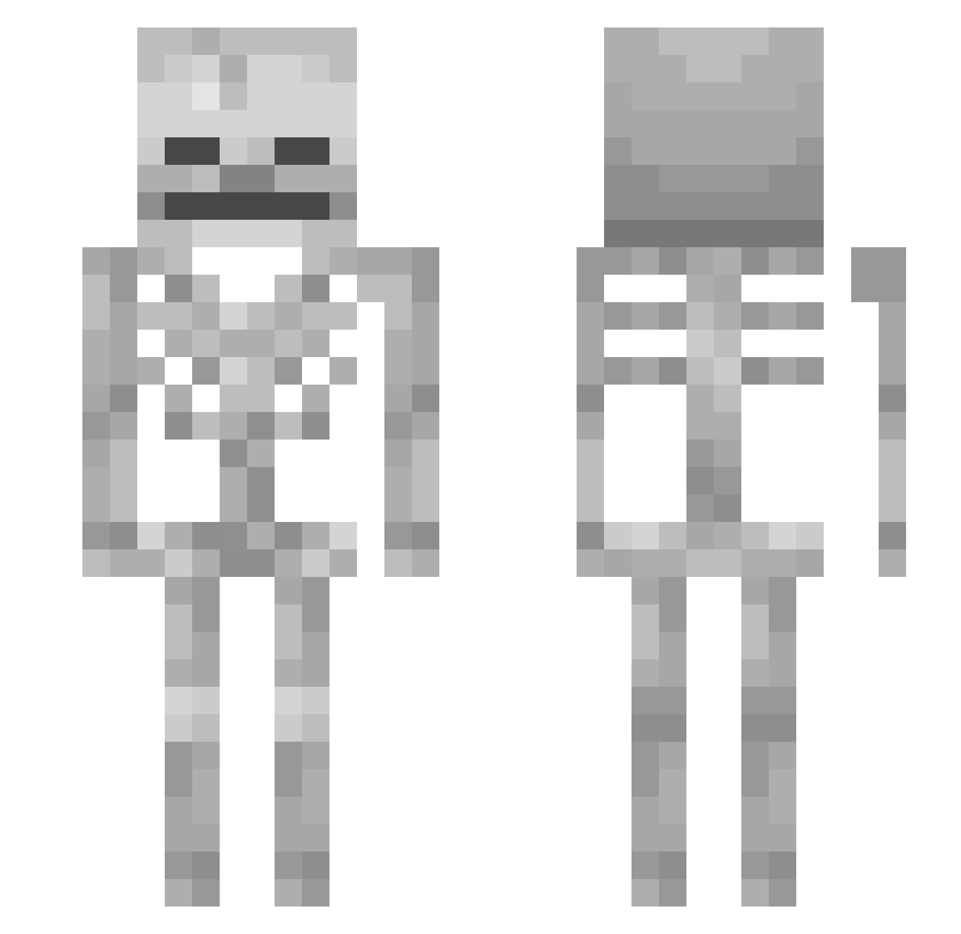 axelcrap Minecraft skin, front and back view