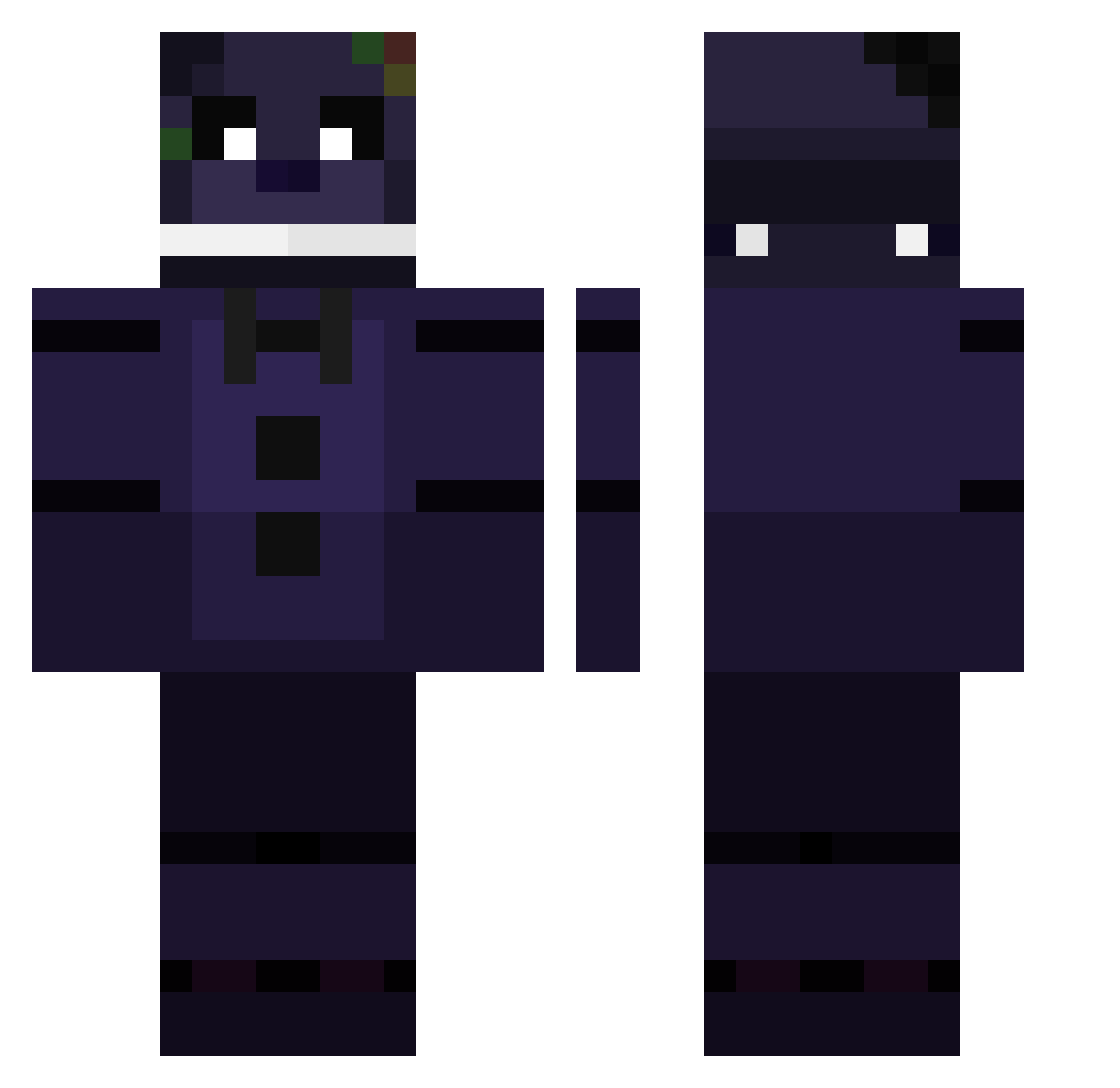 IIIIIIIII8989KKK Minecraft skin, front and back view