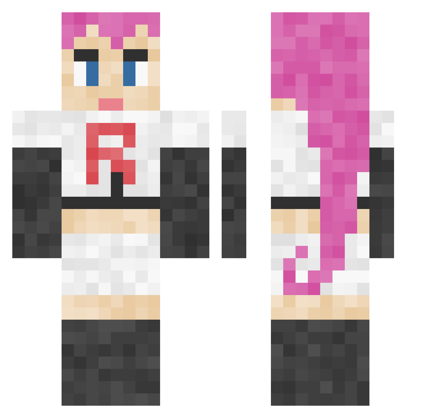 RoM3Ro1313 Minecraft skin, front and back view
