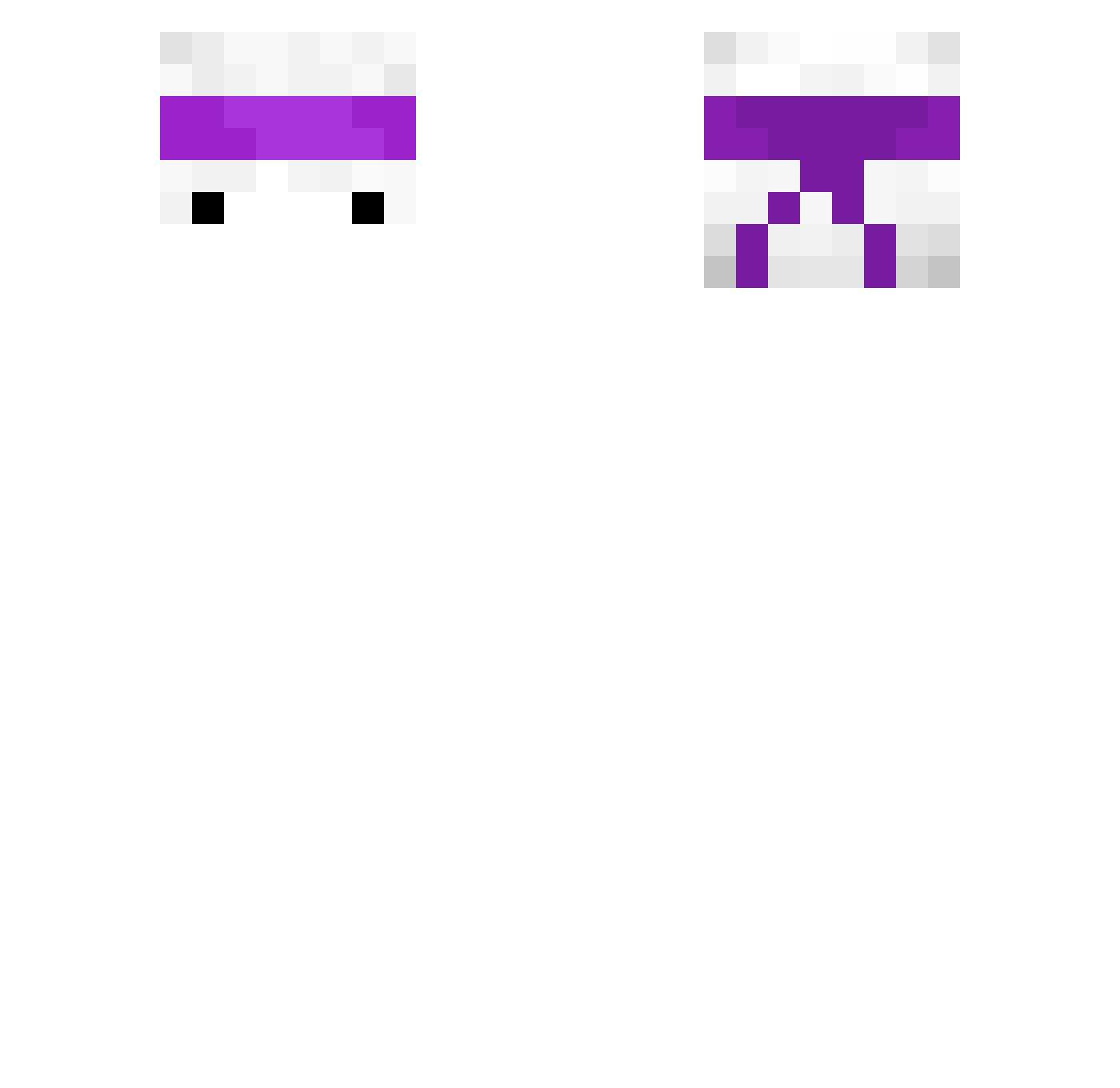 PowerGoat790990 Minecraft skin, front and back view