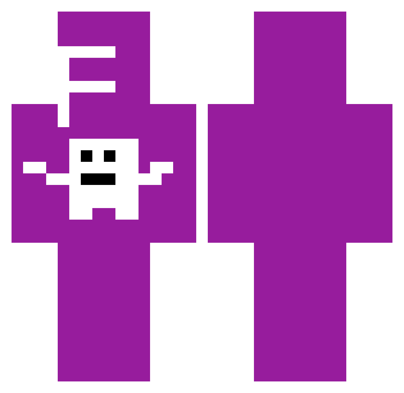 savcibeyefendi Minecraft skin, front and back view