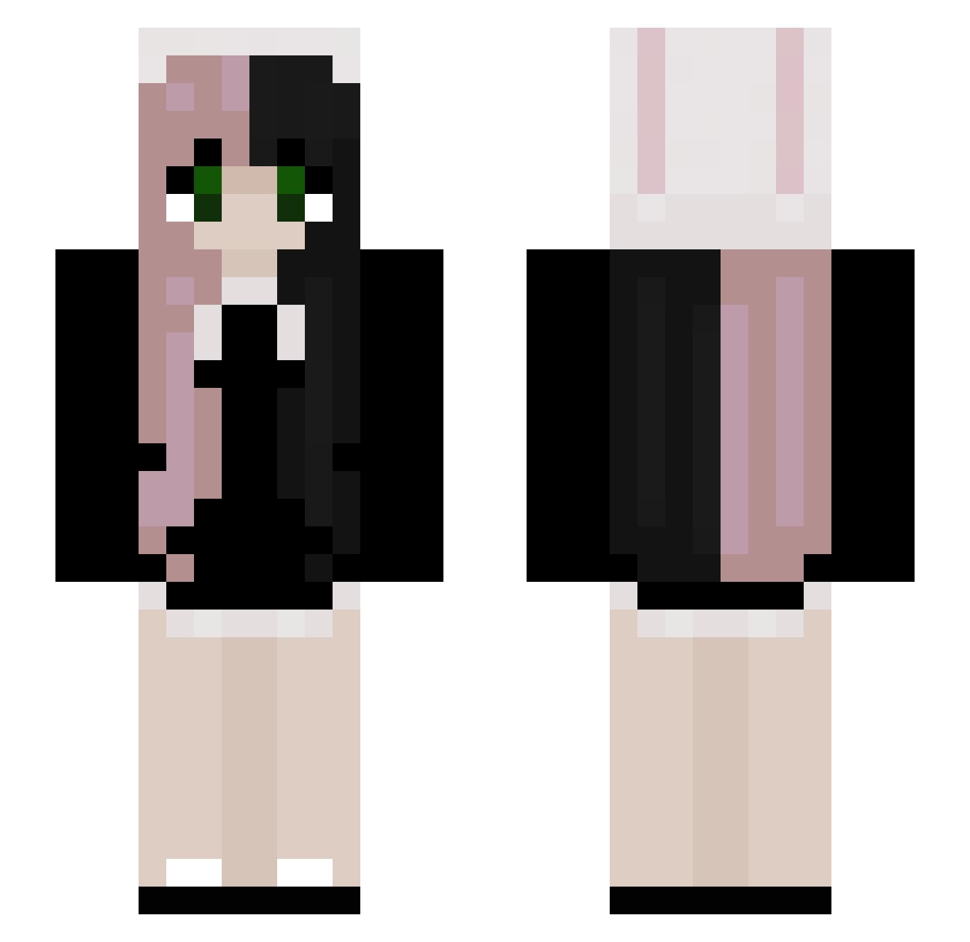 tiny_thing69 Minecraft skin, front and back view