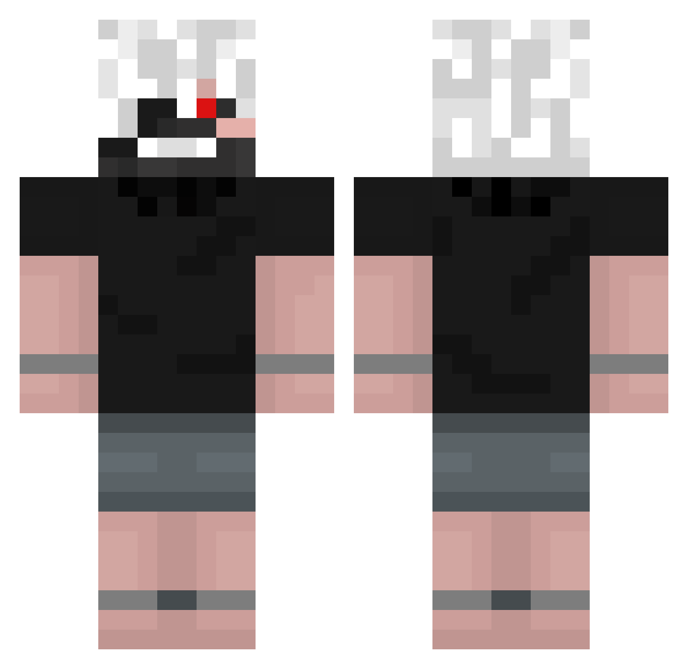 game11play Minecraft skin, front and back view