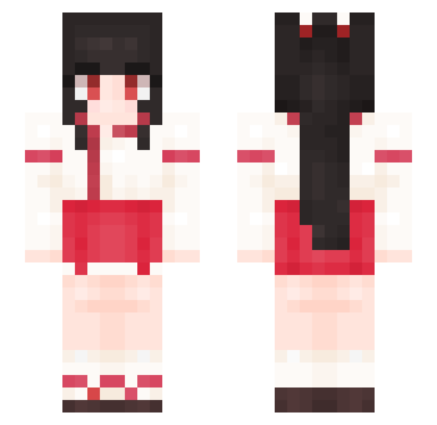 gyulmayo Minecraft skin, front and back view