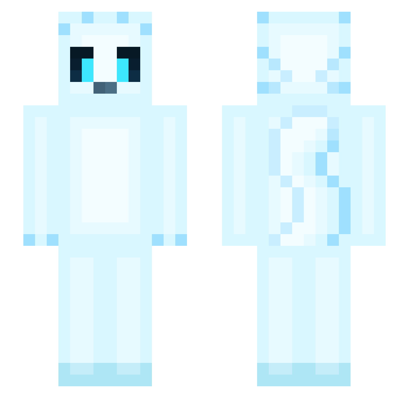 terminator26882 Minecraft skin, front and back view