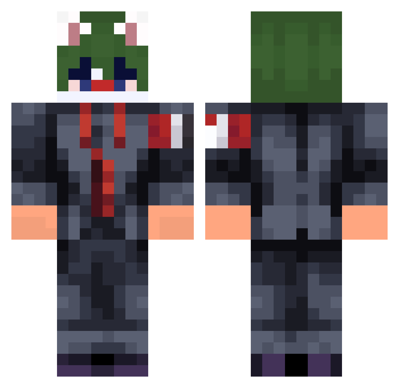 vakolilis_ Minecraft skin, front and back view
