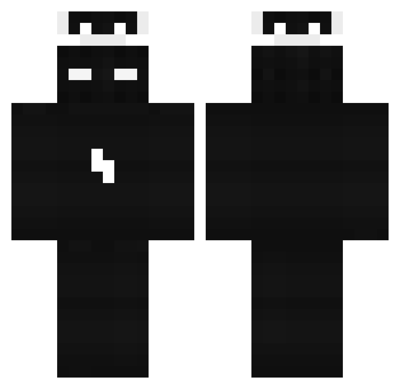 SnifferDIEsnif Minecraft skin, front and back view