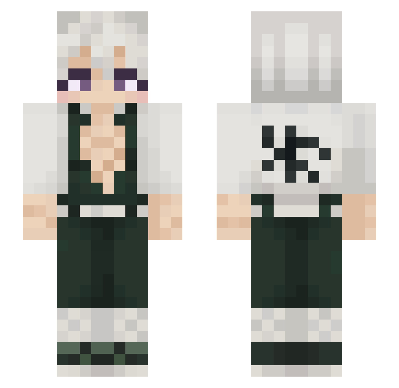 FascistCheese71 Minecraft skin, front and back view
