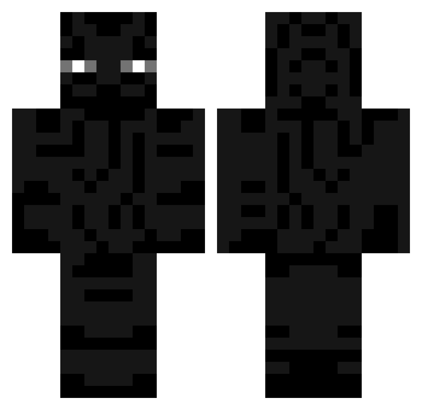 RoboBobo1221 Minecraft skin, front and back view