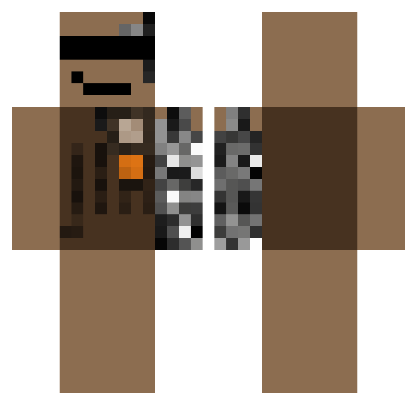some_3096 Minecraft skin, front and back view