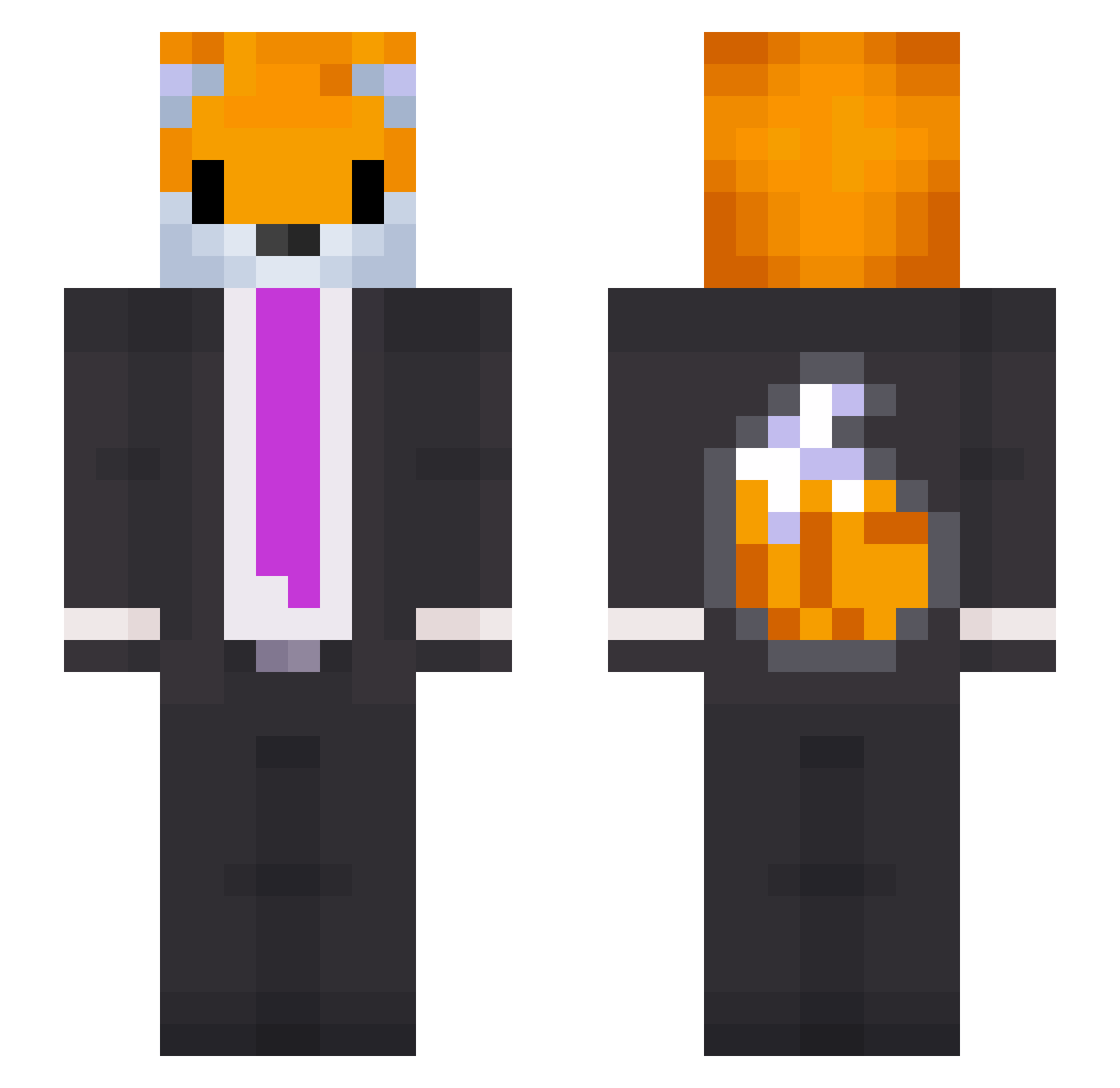 jc_gomes Minecraft skin, front and back view