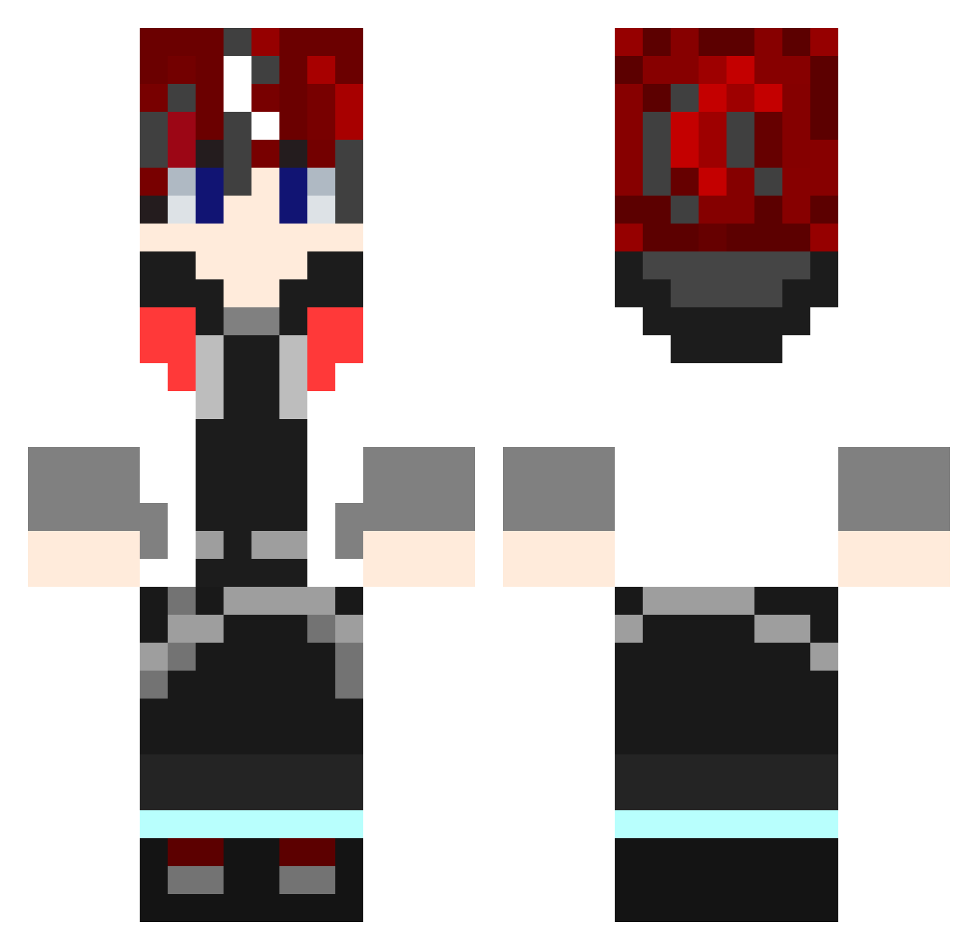 Soken_10711 Minecraft skin, front and back view