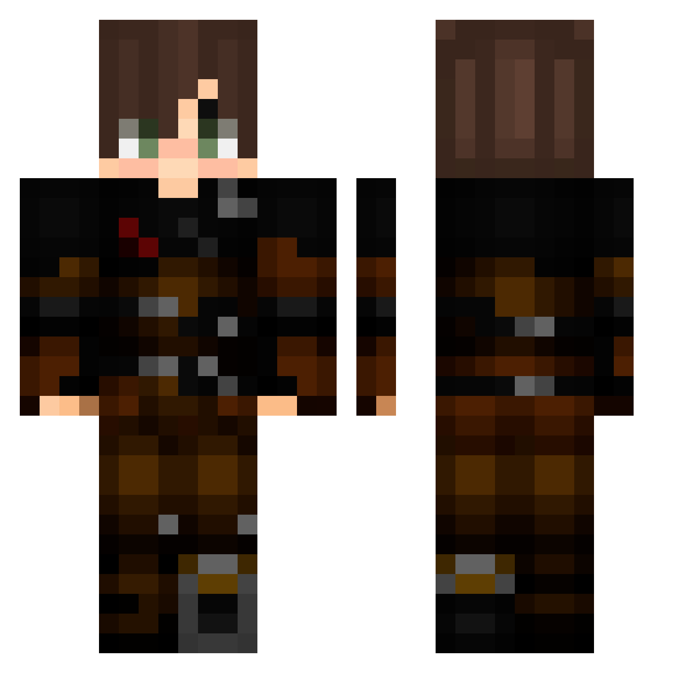 TIAGUINHO_M_B Minecraft skin, front and back view