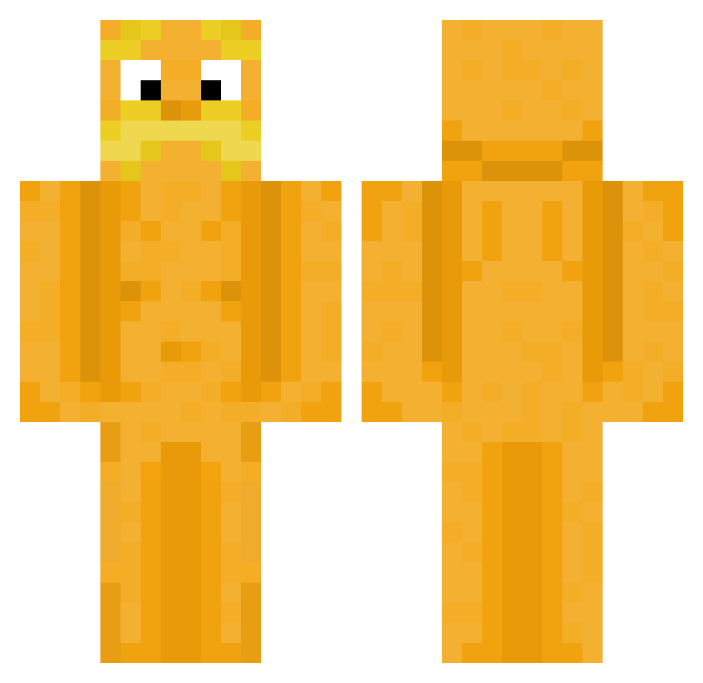 shawneeteem Minecraft skin, front and back view