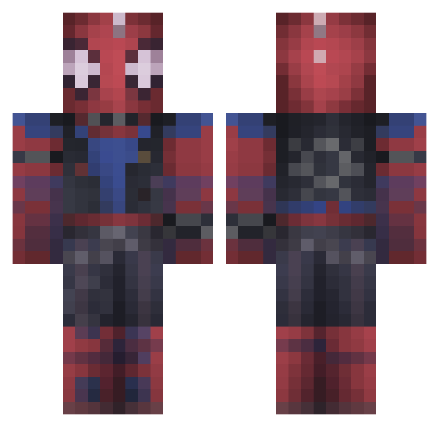 dAieRgoK Minecraft skin, front and back view