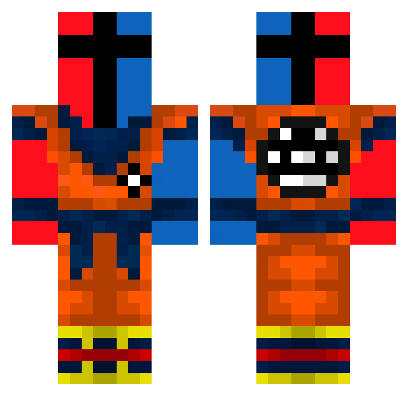WUMba_SKYW4LK3R Minecraft skin, front and back view