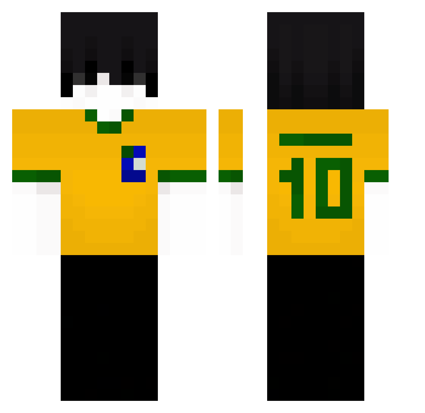 KRZYSIONOWACZEK Minecraft skin, front and back view