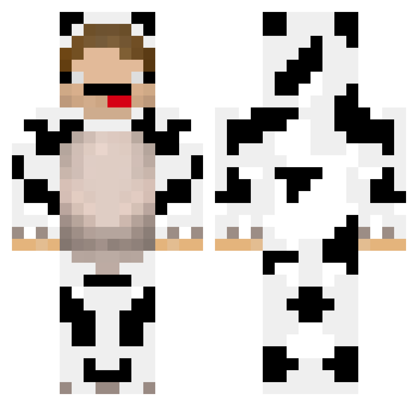 ___Julien Minecraft skin, front and back view