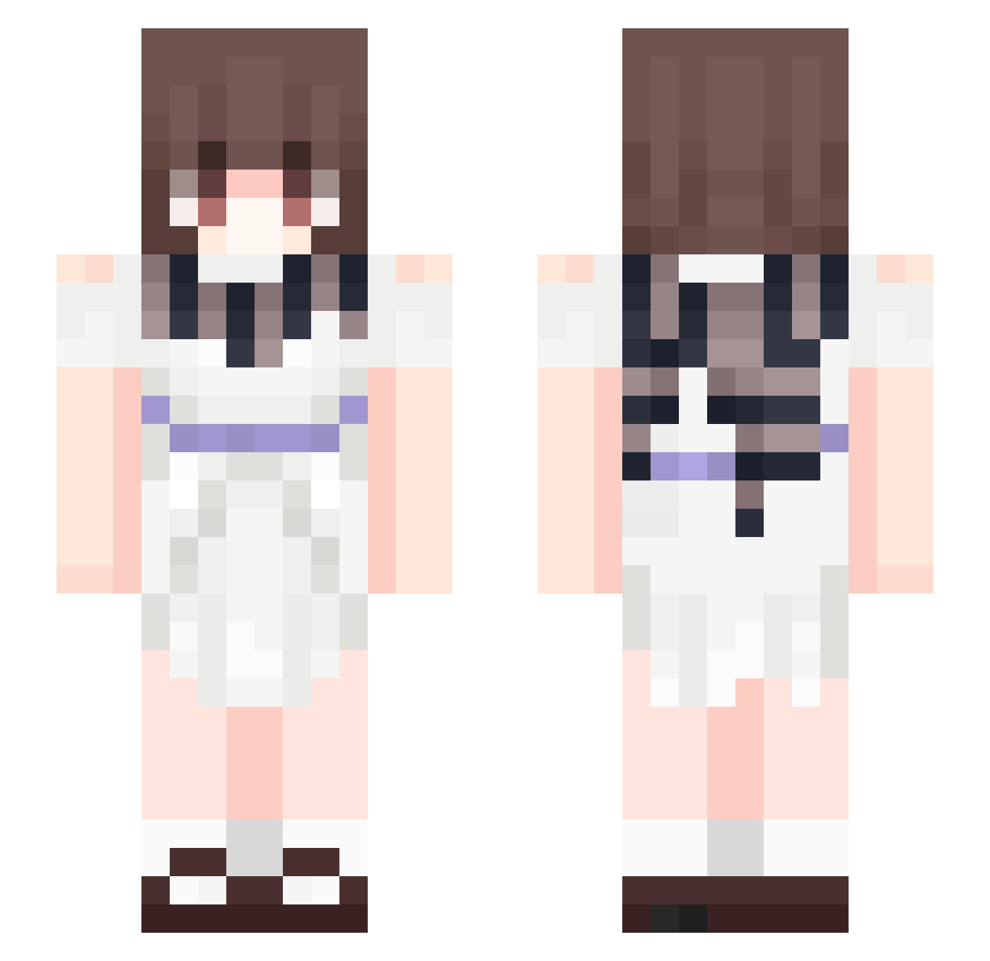 RooseS2 Minecraft skin, front and back view