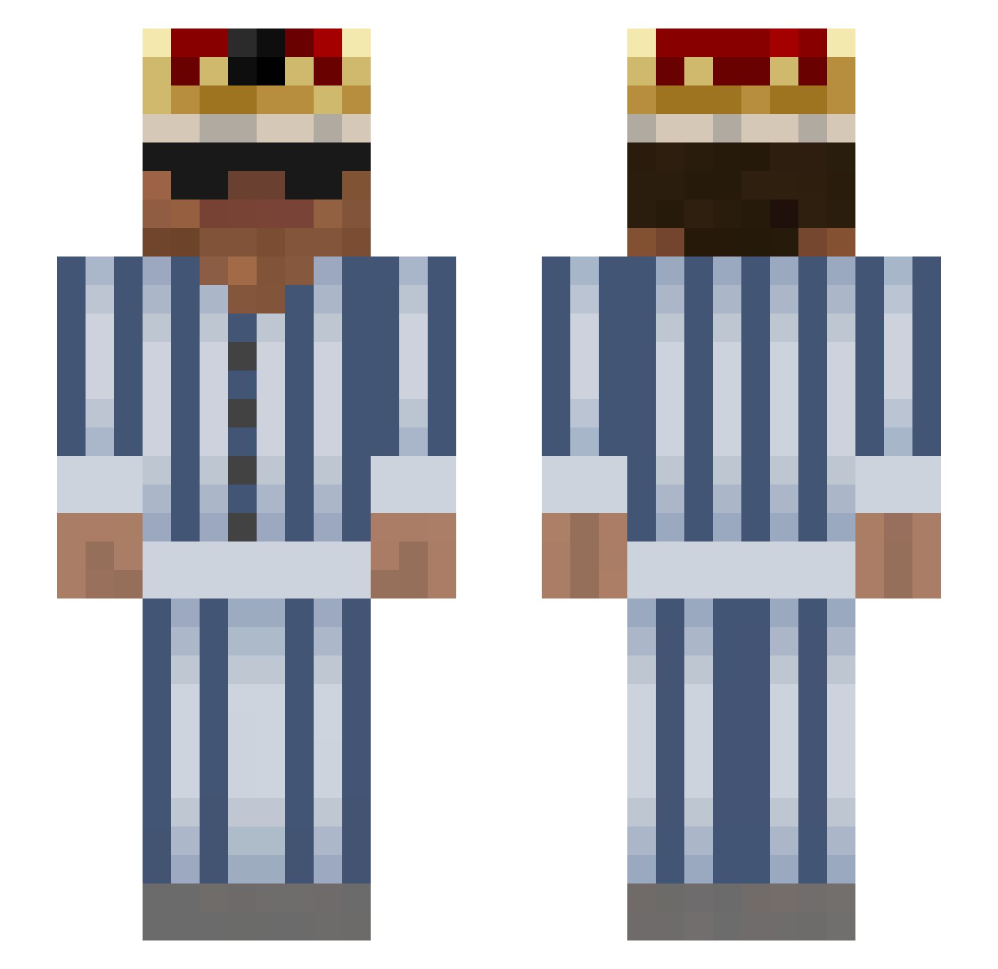 vinicius1m Minecraft skin, front and back view