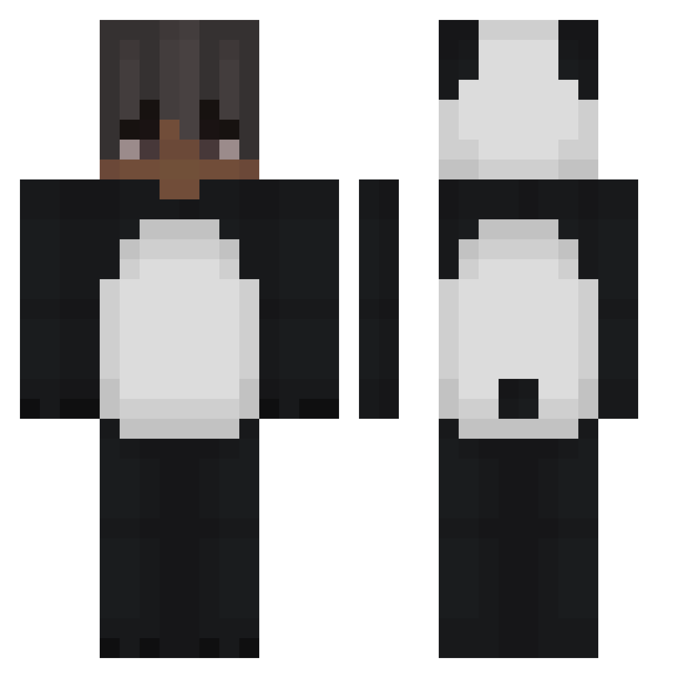 11Marvin11 Minecraft skin, front and back view