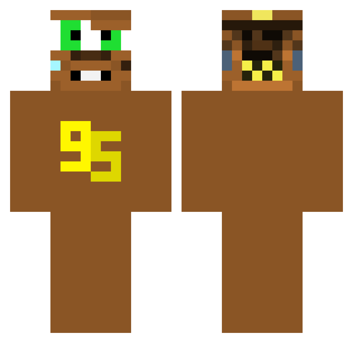 KlKeith9 Minecraft skin, front and back view