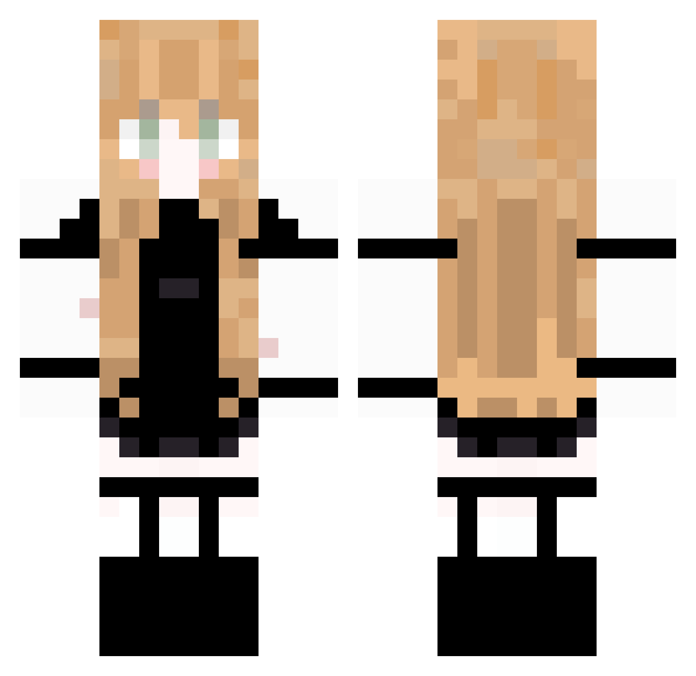 lemoniada02 Minecraft skin, front and back view