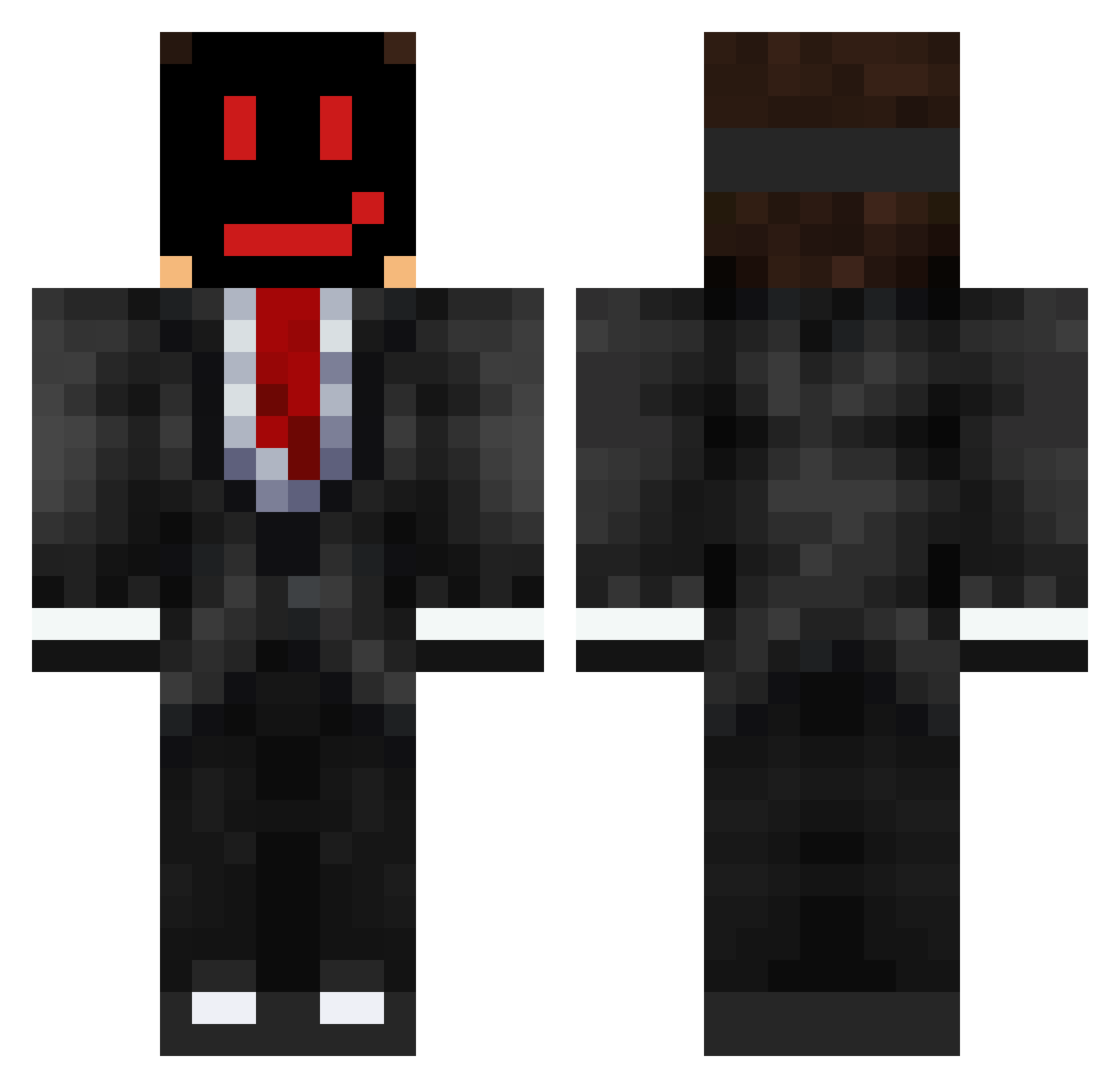 Alex15_1 Minecraft skin, front and back view