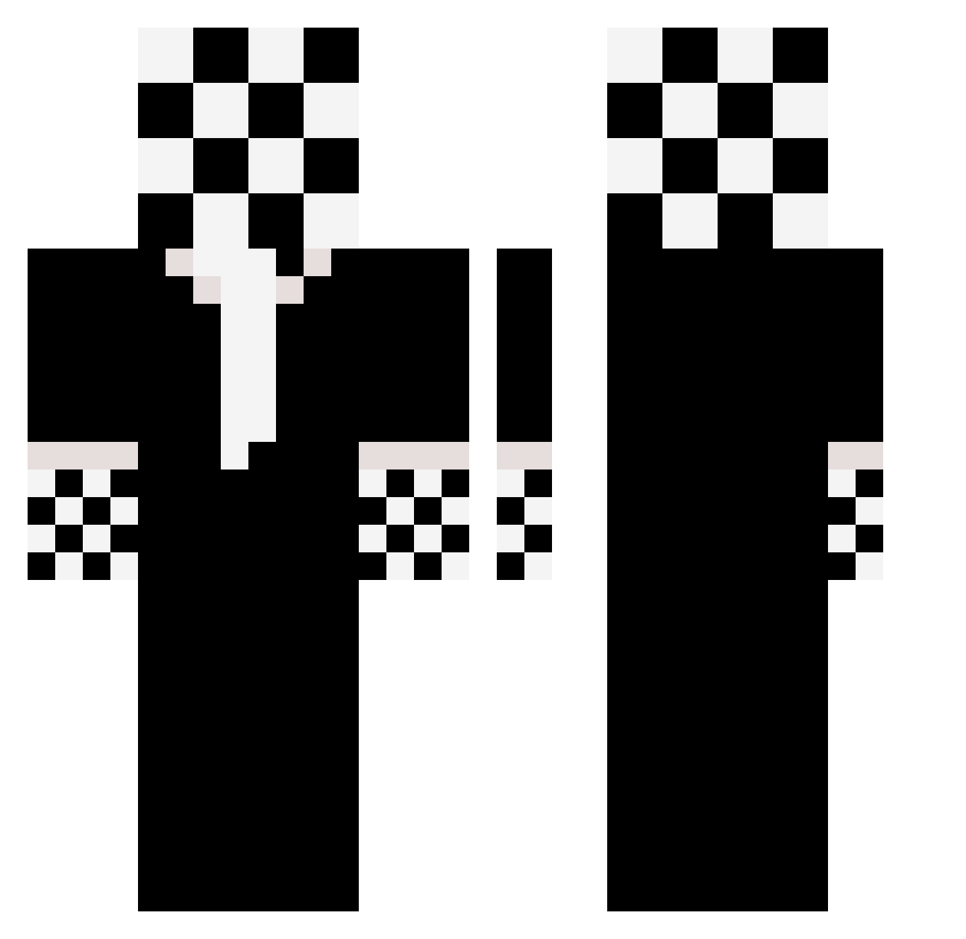 jokubas3d Minecraft skin, front and back view