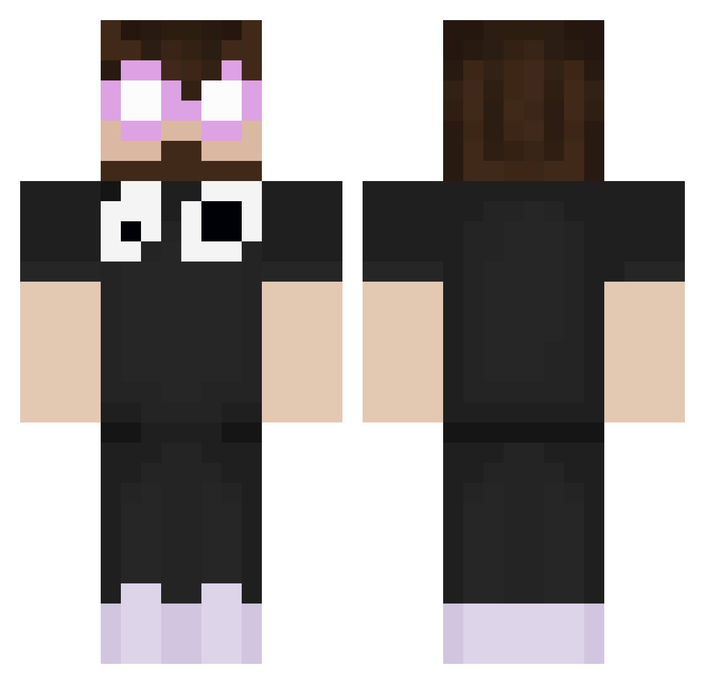 centaurthegreat Minecraft skin, front and back view