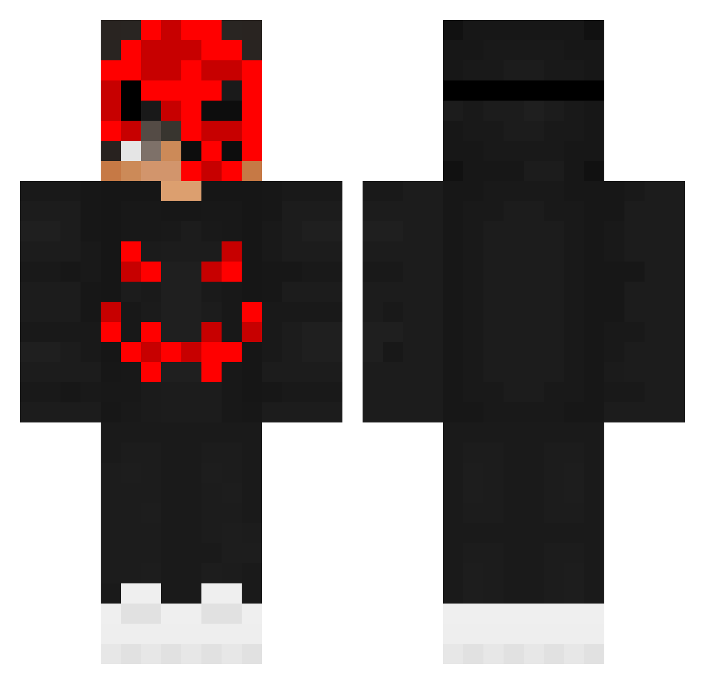 tomkap16 Minecraft skin, front and back view