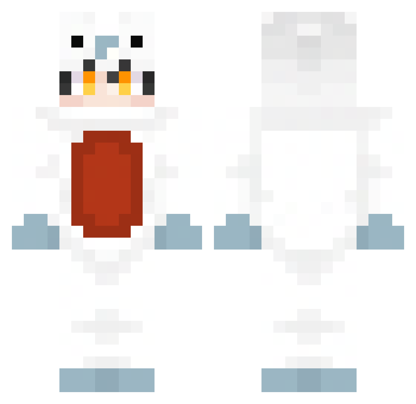 Reed_1567 Minecraft skin, front and back view