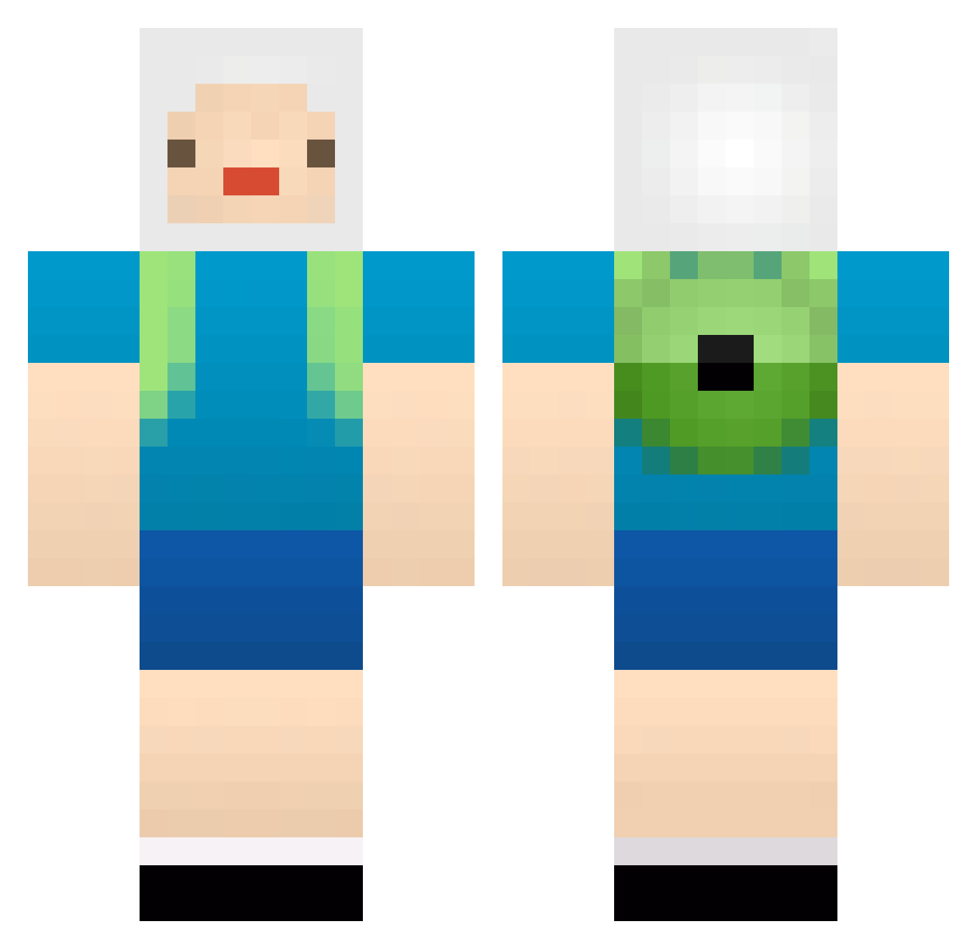 _krikri_ Minecraft skin, front and back view