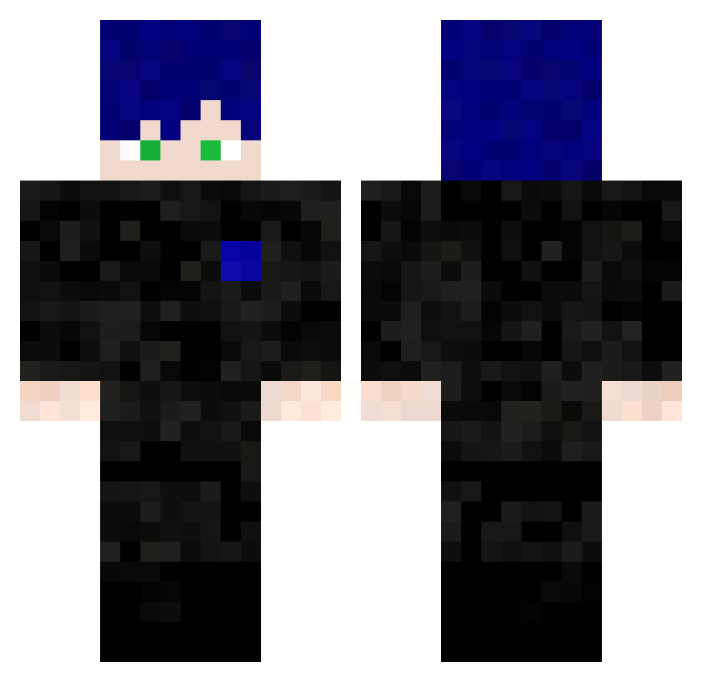 GeorgeTerada419 Minecraft skin, front and back view
