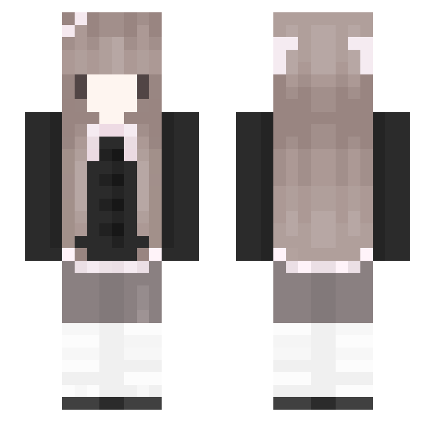 GiovannaBanana_ Minecraft skin, front and back view
