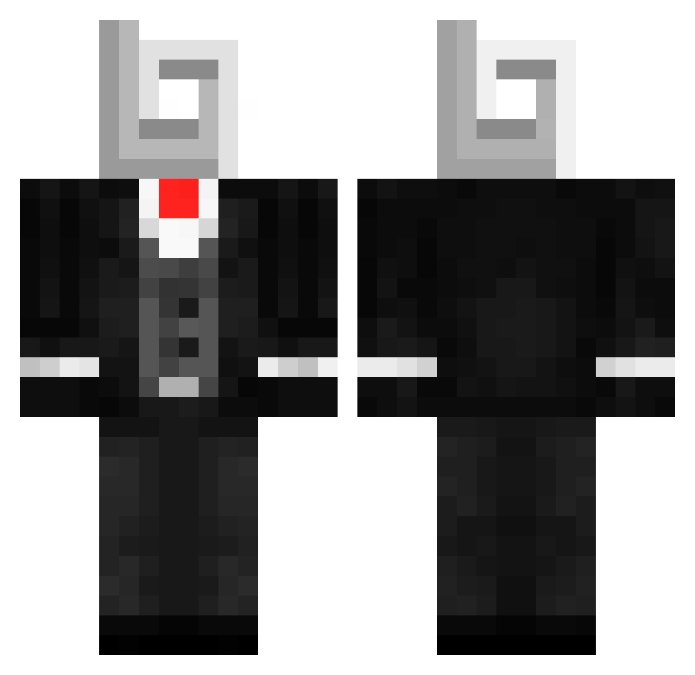 raleda_ Minecraft skin, front and back view