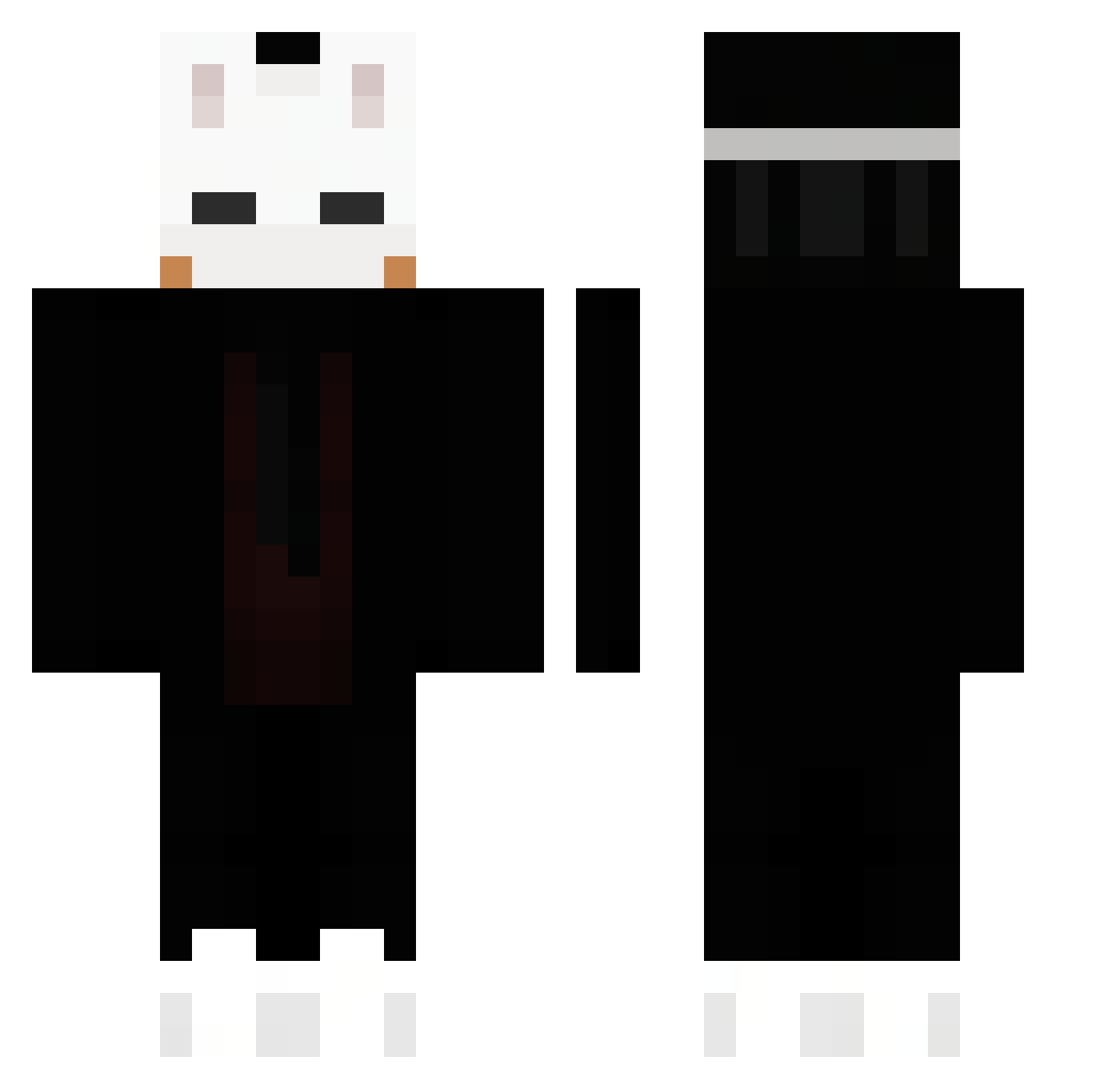 Moonshine1994 Minecraft skin, front and back view