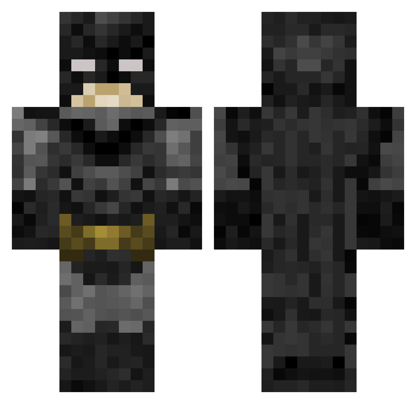 Callmesucc445 Minecraft skin, front and back view