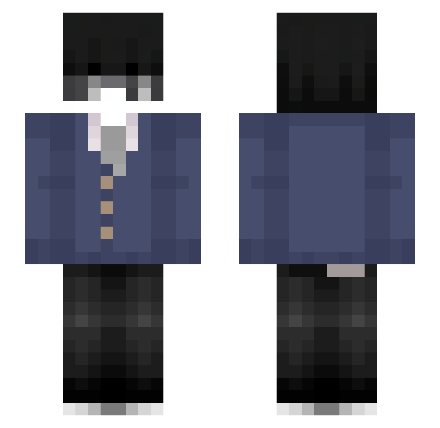 Alayon_ Minecraft skin, front and back view