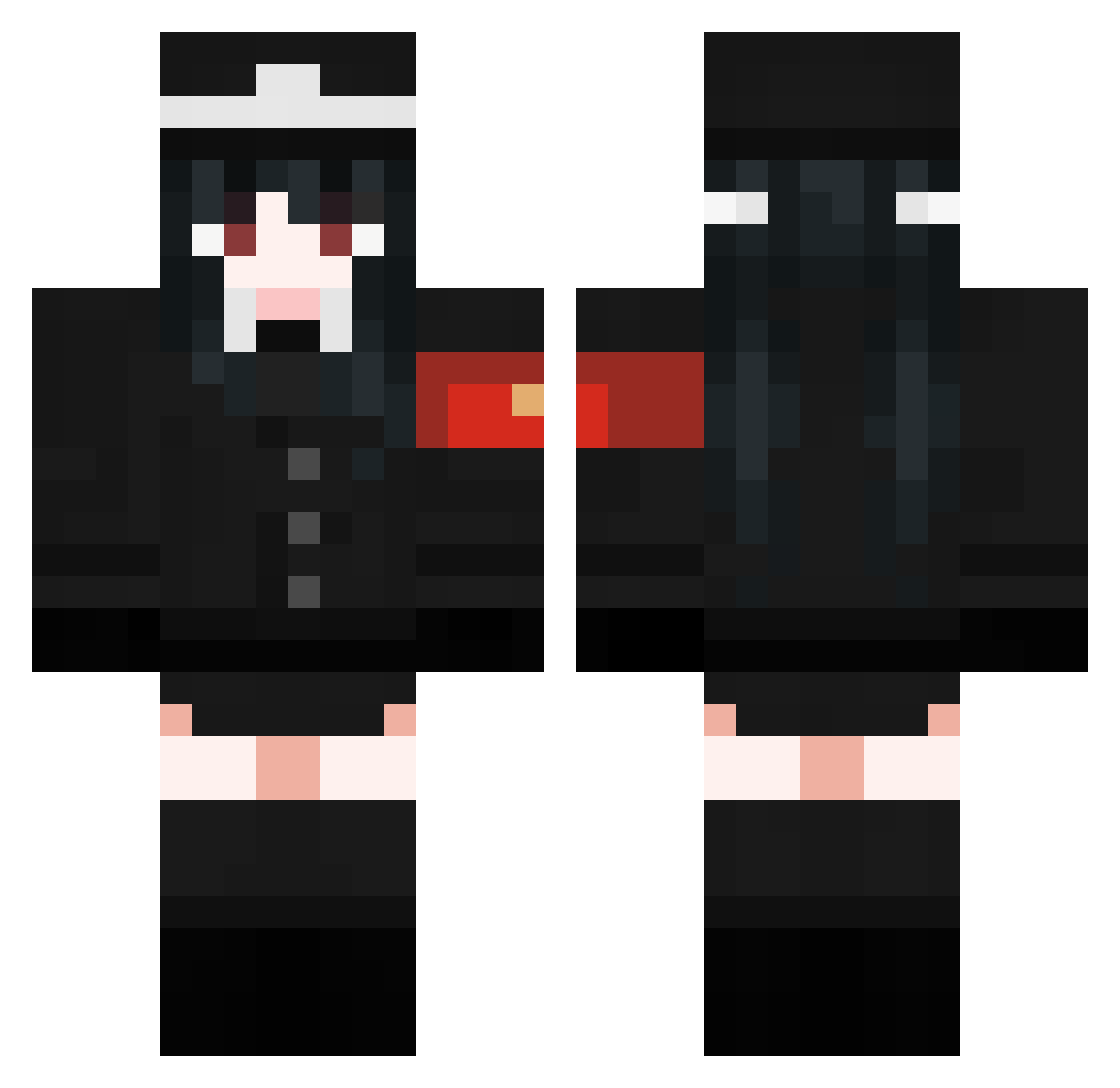 ManifestBot1 Minecraft skin, front and back view