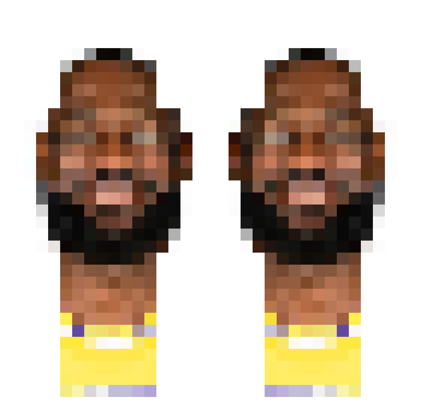 __ike___ Minecraft skin, front and back view