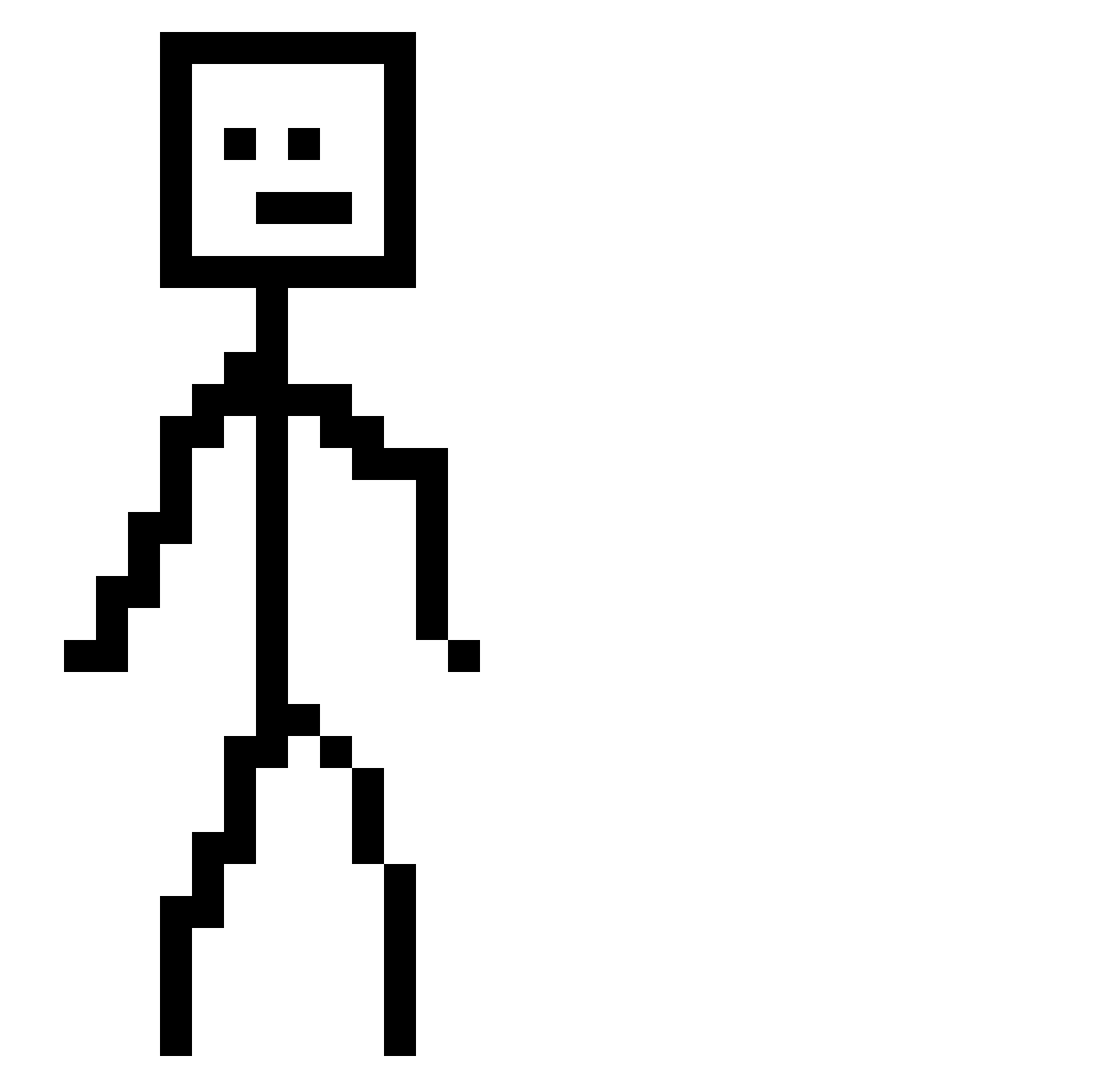 pizrox Minecraft skin, front and back view