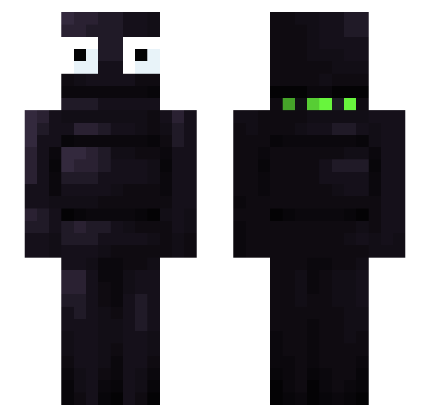 The_Urban_Duck Minecraft skin, front and back view