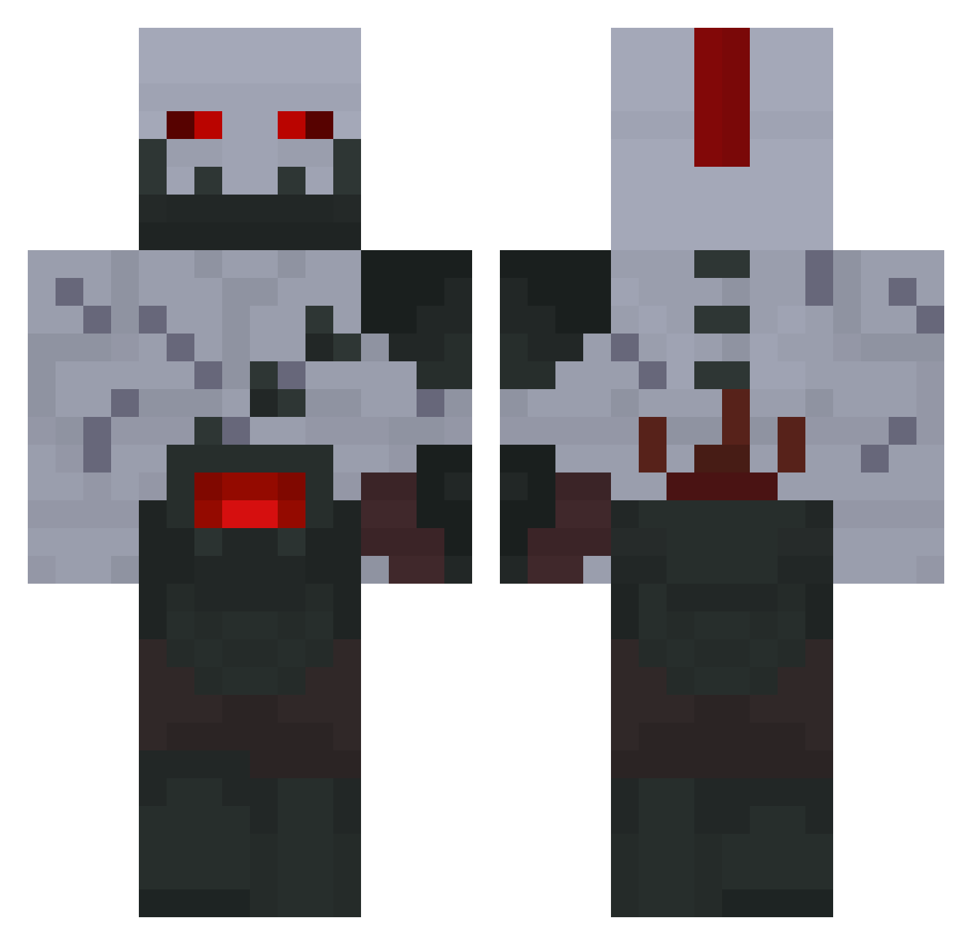 diogoswag Minecraft skin, front and back view