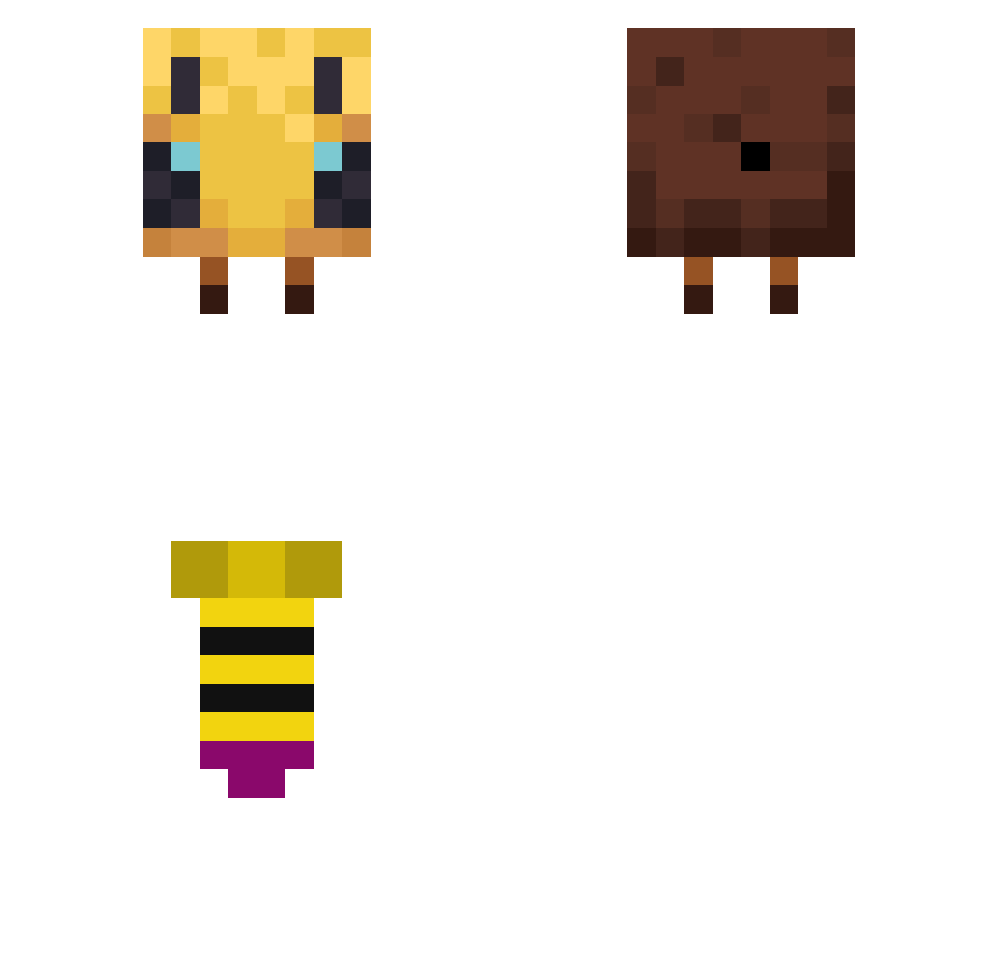PanCiapciak Minecraft skin, front and back view