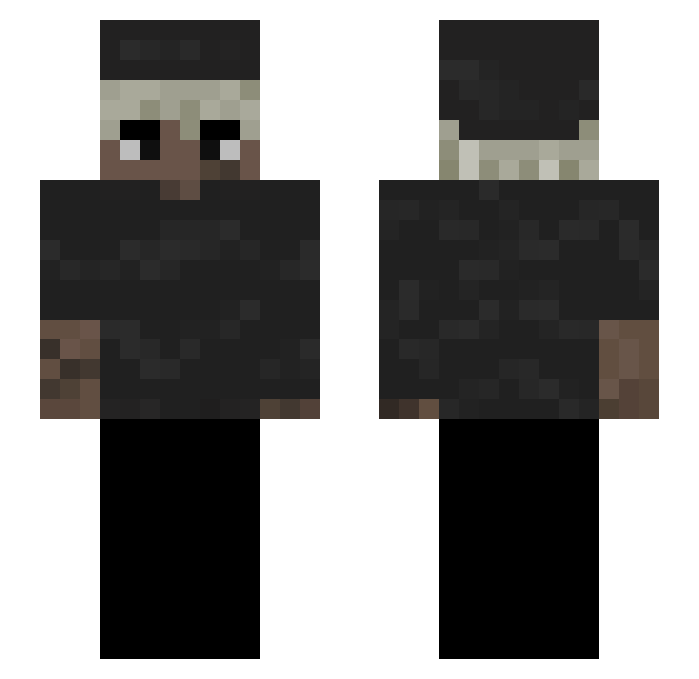 StanleyKowal Minecraft skin, front and back view
