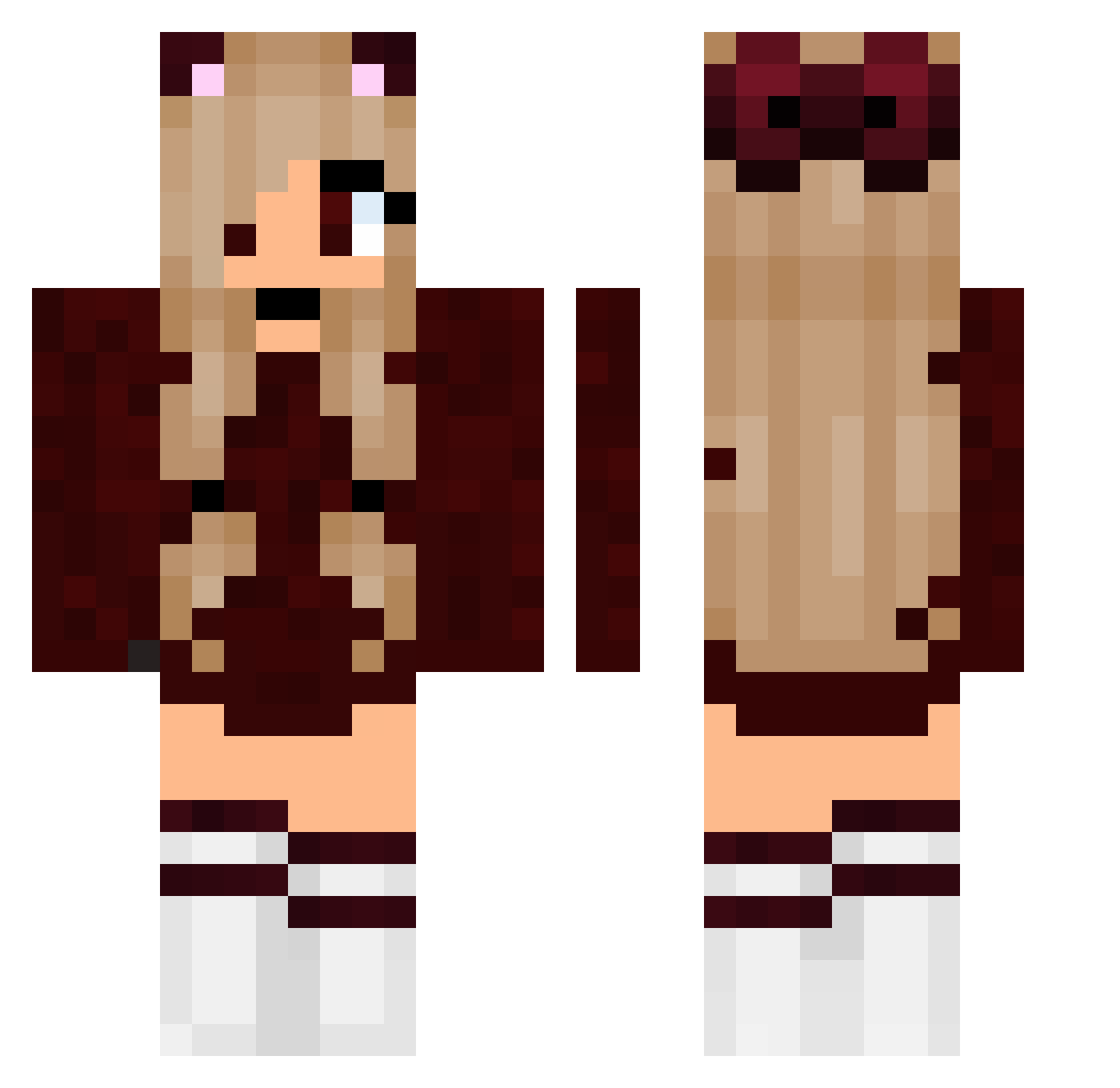 insa_binsa Minecraft skin, front and back view